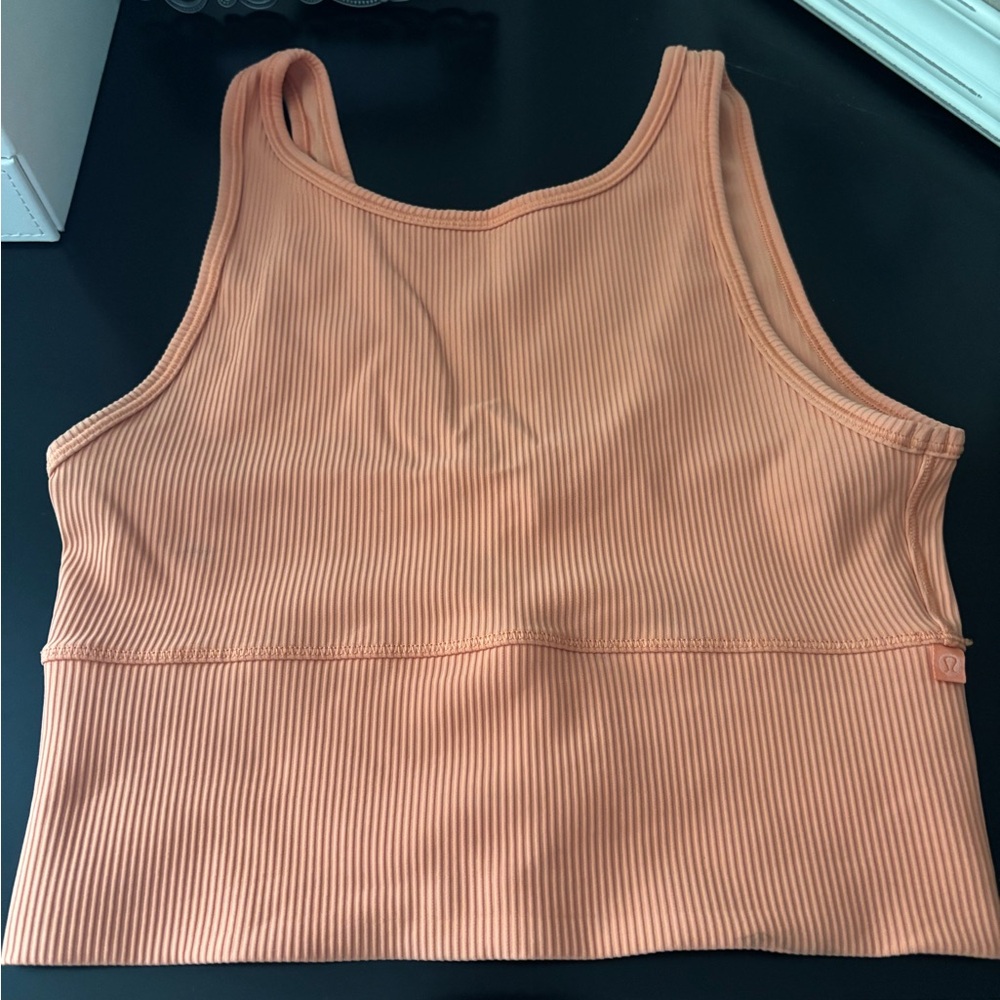 lululemon orange sports bra